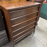 MCM 5 Drawer Walnut Dresser