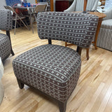 Curved back Club Style Accent Chair