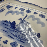 Vintage Delft Ceramic Tray w/Handles