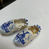 Vintage Delft Ceramic Dutch Clogs
