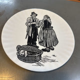 Bavarian Old Couple w Pig Plate