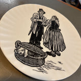 Bavarian Old Couple w Pig Plate