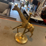 Brass Giraffe on Carousel