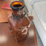 Vintage Spanish Feux Leather Don Quixote Carafe