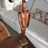Carved Wood Don Quixote Knight Figure
