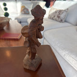 Carved Wood Traveler Figure