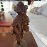 Carved Wood Traveler Figure