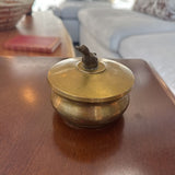 Vintage Brass Duck Lidded Trinket Bowl