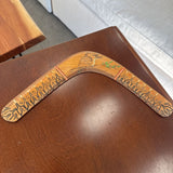 Australian Hand-Painted Boomerang