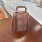 Vintage Copper Plated Steel Cow Bell