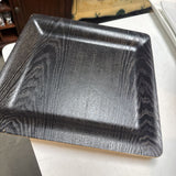 Square Black Serving Tray