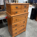 Solid Maple Slant Drop-front Secretary Desk