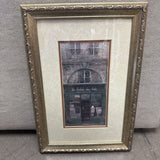 Parisian Storefront Print w Ornate Frame
