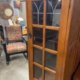 Mission Style Glass Cabinet