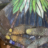 Tiffany Style Dragonfly Stained Glass Lamp