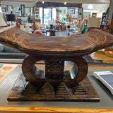 Ceramic Ashanti Foot Stool