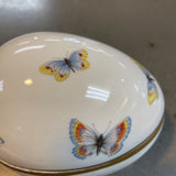 Limoges France Butterfly Trinket Box