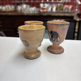 Hand-carved Soapstone Egg Cups Safari Asstd.