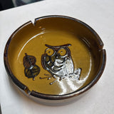 Studio Pottery Owl Trinket Dish