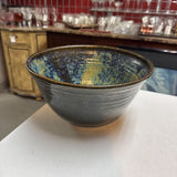 Ridged Studio Pottery Bowl
