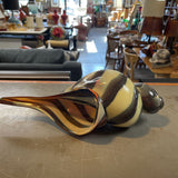 Murano Style Blown Glass Seashell