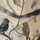Canvas Print of Birds on Branches Triptych (Set of 3)