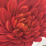 Red Dahlia Canvas Print