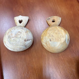 Traditional Scandinavian Kuksa Carved Wooden Drinking Cup "Memory of Rindalen 1987" Inscription