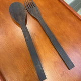 Modern Wooden Salad Serving Set