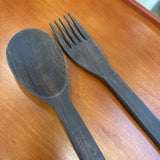 Modern Wooden Salad Serving Set