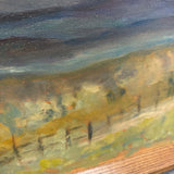 Oak Frame Impressionist Landscape Painting