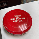 Vtg Canape & Hors D'oeuvre Cutters
