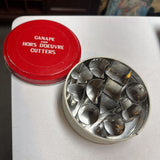 Vtg Canape & Hors D'oeuvre Cutters