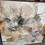 Taupe Spring Canvas Art