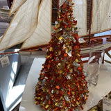 Metal&Tinsel Holiday Tree