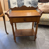 Antique Wood American Victorian-era Washstand