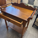 Antique Wood American Victorian-era Washstand