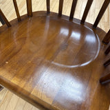 Vintage Wood Spindle-Back Rocking Chair
