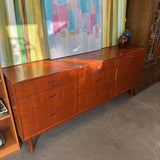 MCM 9-drawer Teak Dresser