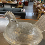 Vintage Indiana Glass Hen-On-Nest Covered Dish