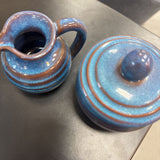 Studio Pottery Cream & Sugar Set