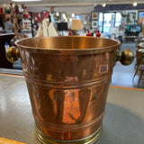 Vintage Taurus Portuguese Solid Copper&Brass Ice Bucket