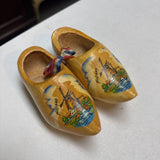 Vintage Wooden Dutch Shoe Pair