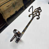 Metal Candle Sconce w/Hook
