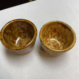 Vintage Spongeware Small Bowls
