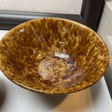 Vintage Spongeware Large Bowl
