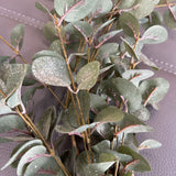 Glittered Faux Eucalyptus Bundle