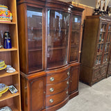 Vintage Drexel New Travis Court Collection Bow-Front China Cabinet
