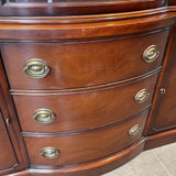 Vintage Drexel New Travis Court Collection Bow-Front China Cabinet