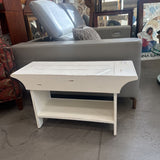 White Wood Bench